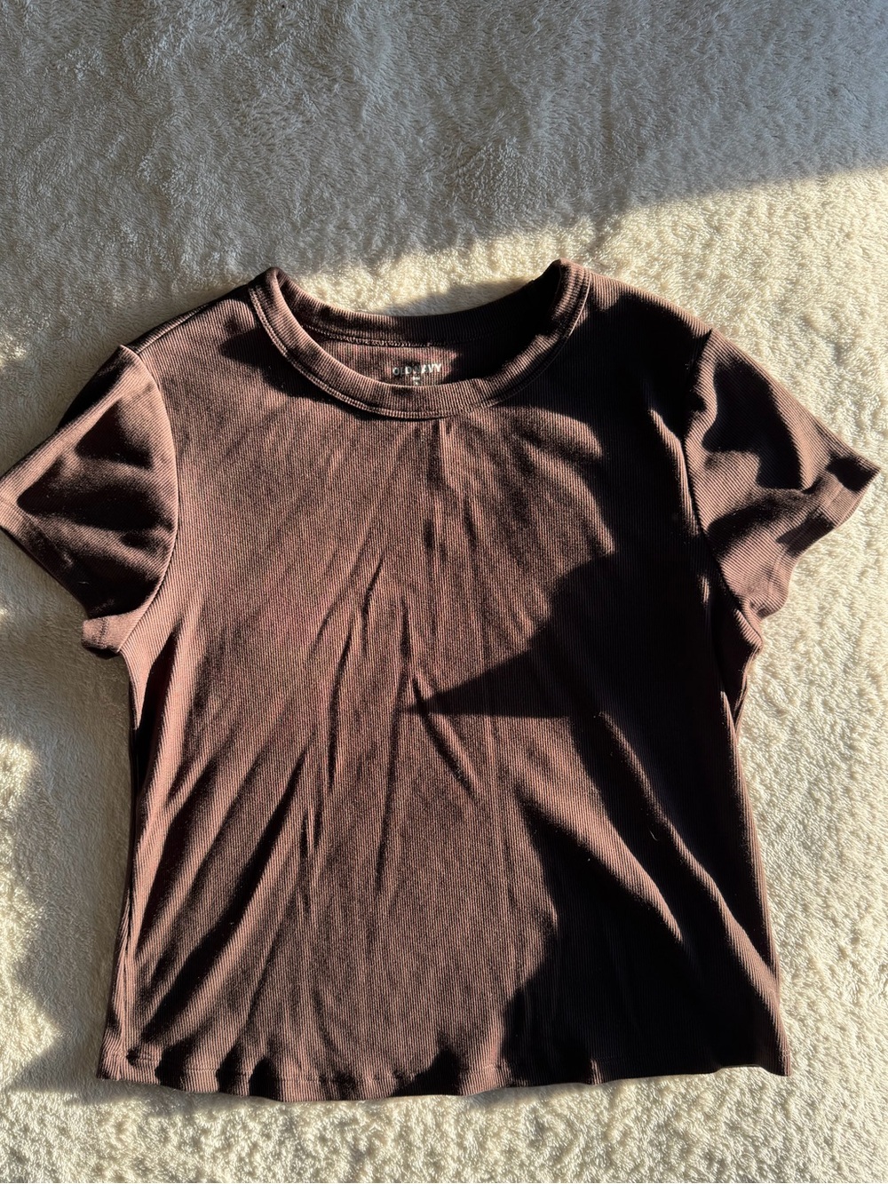 Old Navy Short-Sleeve Snug Crewneck Tee - Chocolate Brown